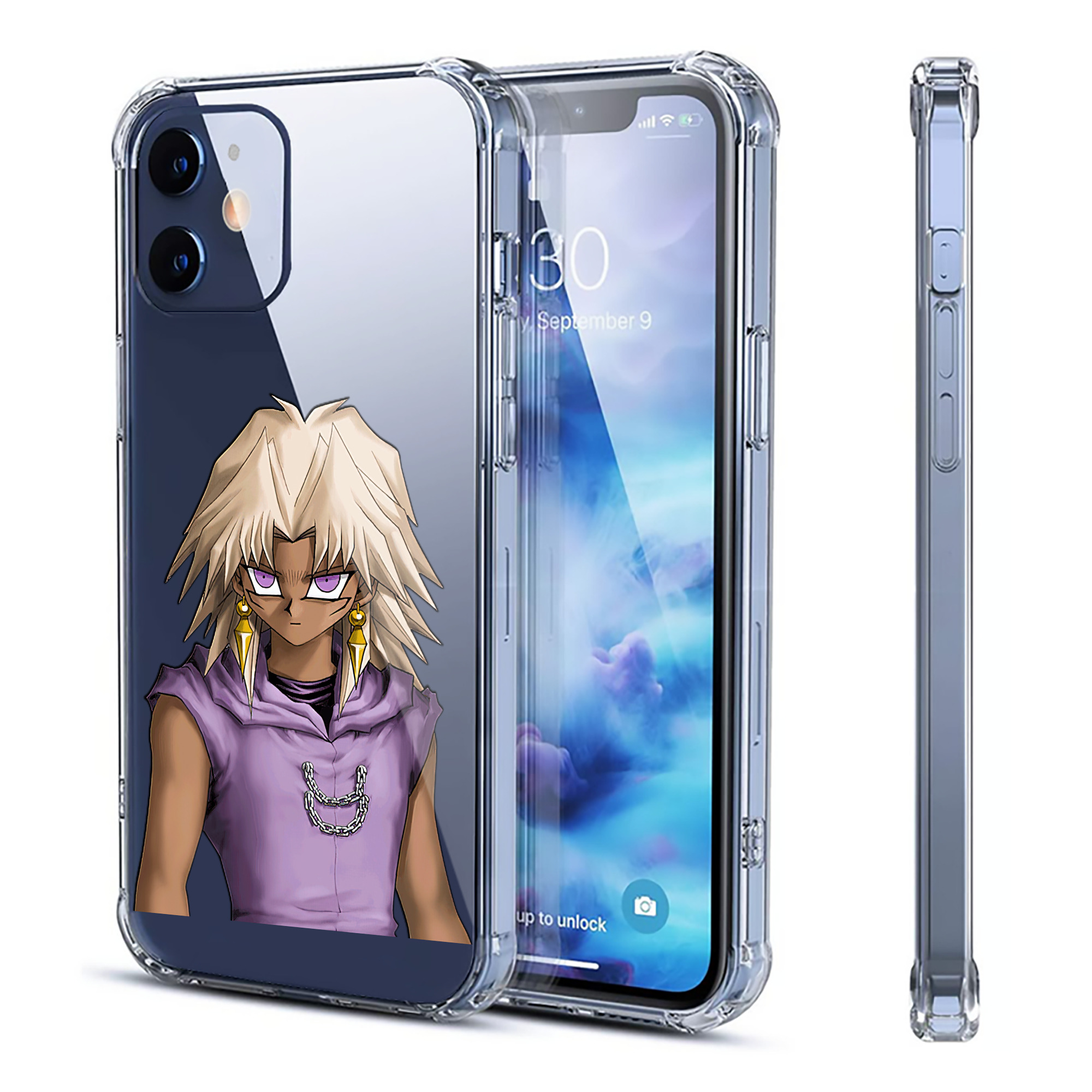 （画像用） 遊☆戯☆王 Yu-Gi-Oh! 【iPhone 12シリーズ対応】透明スマホケース（クリアソフトケース）